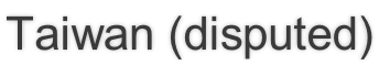 Taiwan (disputed)